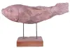 Product image 1 of the product “Carved fish wood on stand made from teak root pieces ”